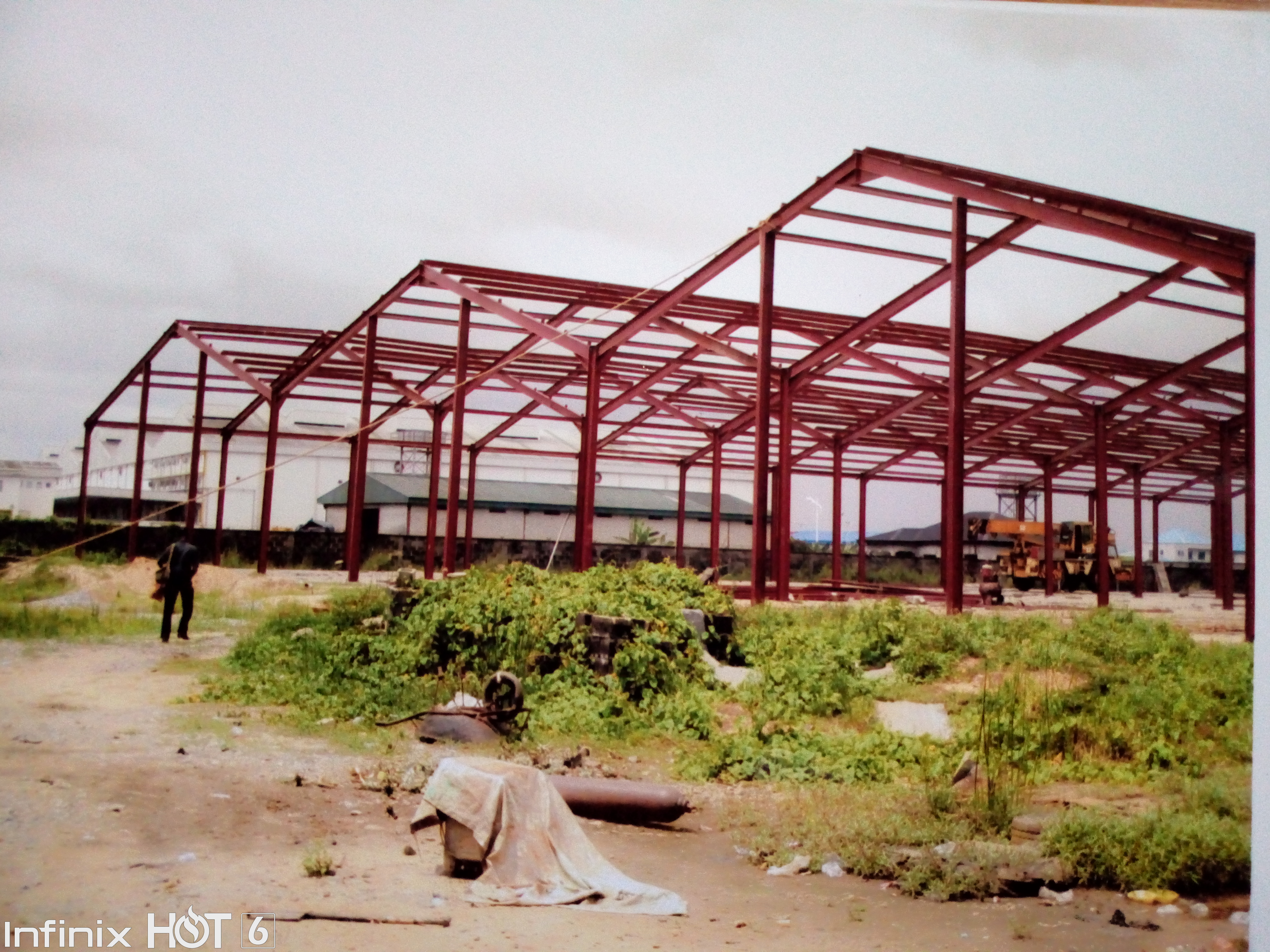 Industrial steel framework