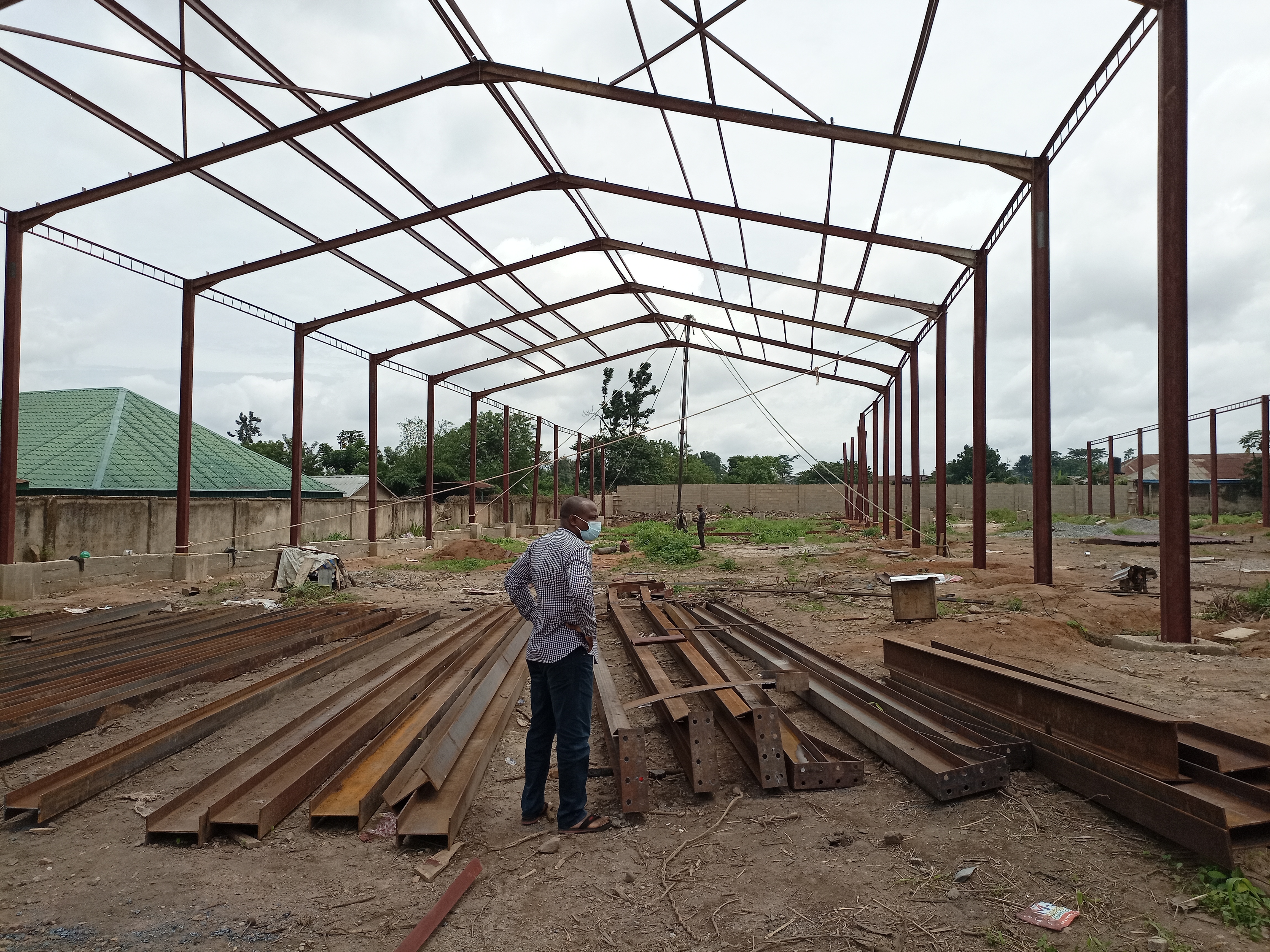 Warehouse Steel Framework